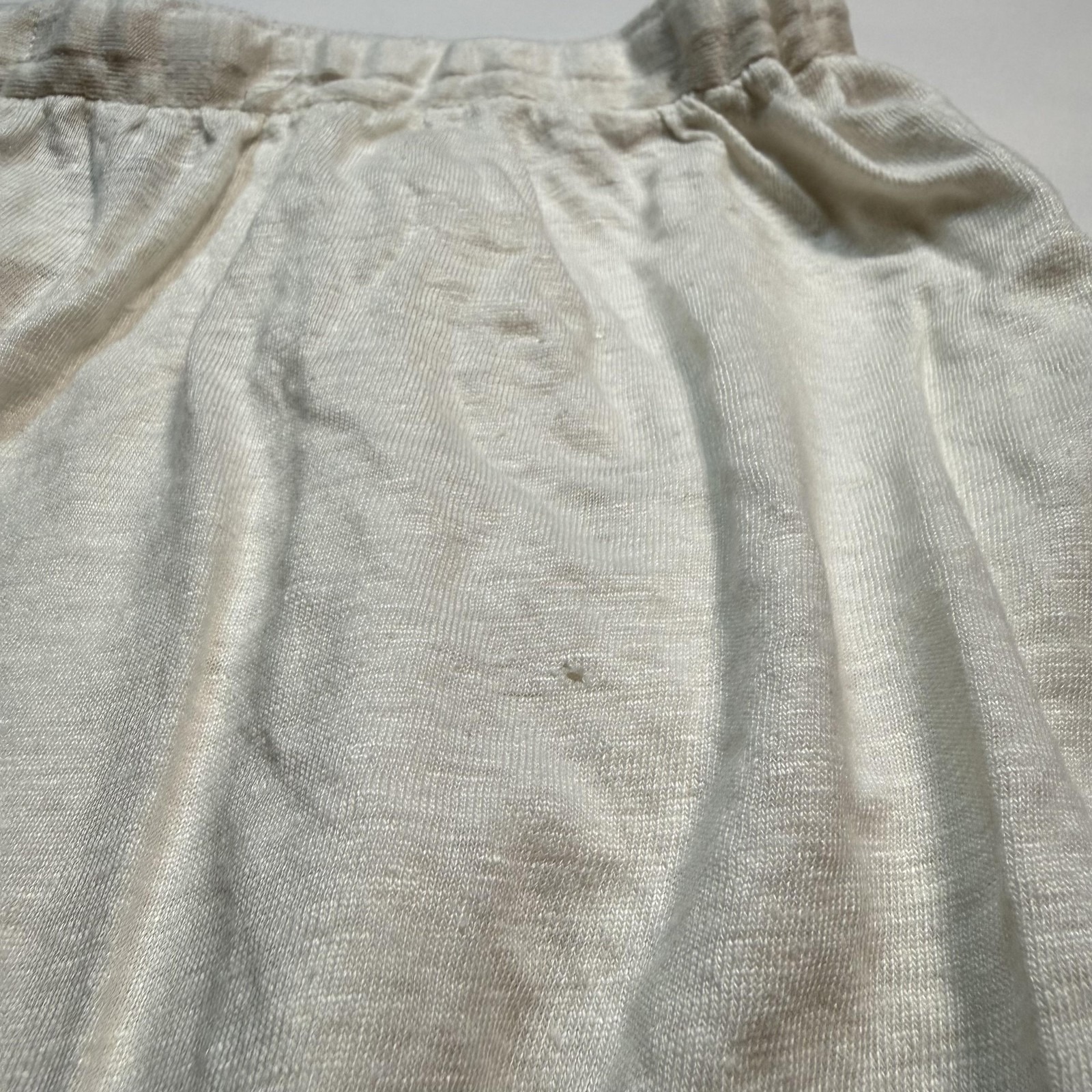 Toile Isabel Marant Skirt Womens L White Linen A Line Drawstring Pockets Casual — image 7 of 8